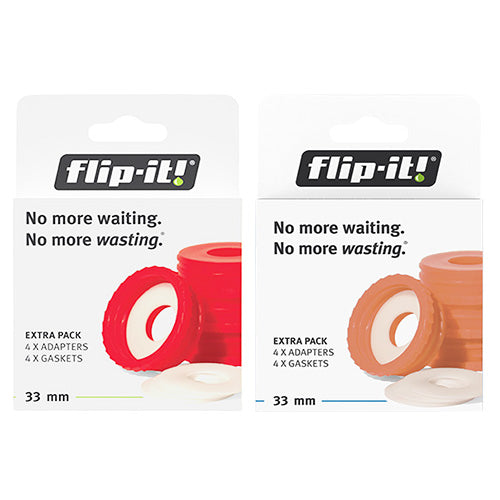Flip-It! Bottle Emptying Kit (6 Pack, Bright Color Edition)