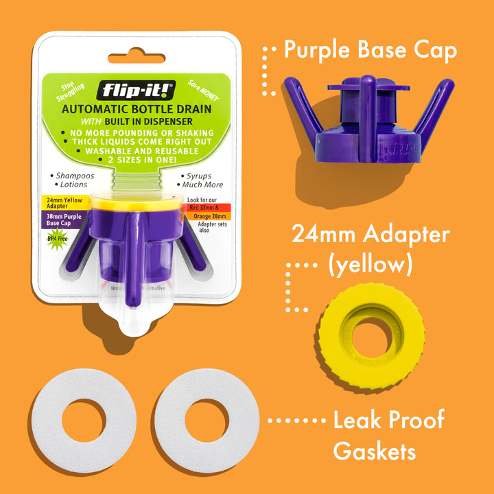 Dispensing Stand + 24MM Small Adapter (Yellow)