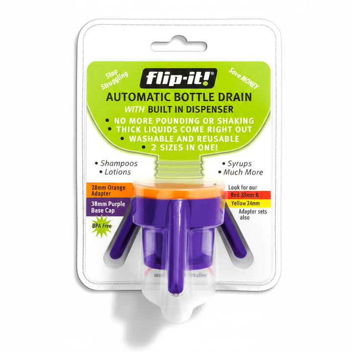 Soporte dispensador + adaptador mediano de 28 mm (naranja)