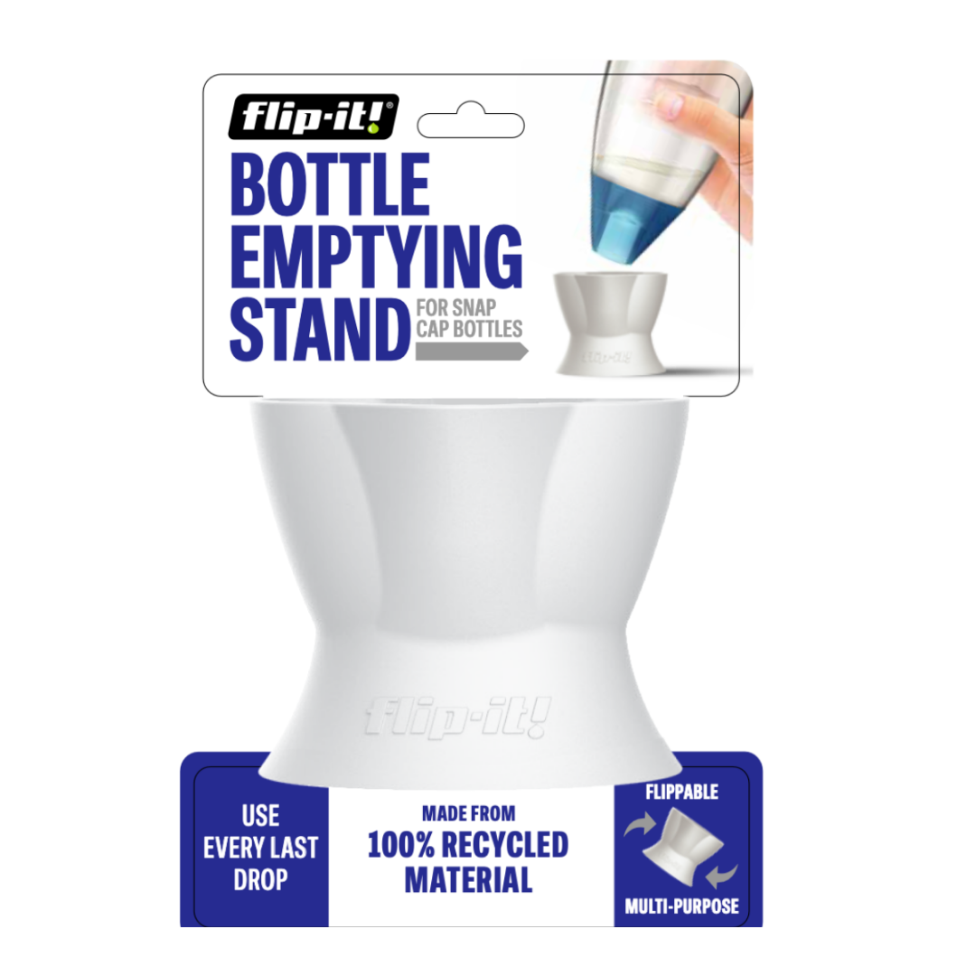 NEW Bottle Emptying Stand in White or Grey