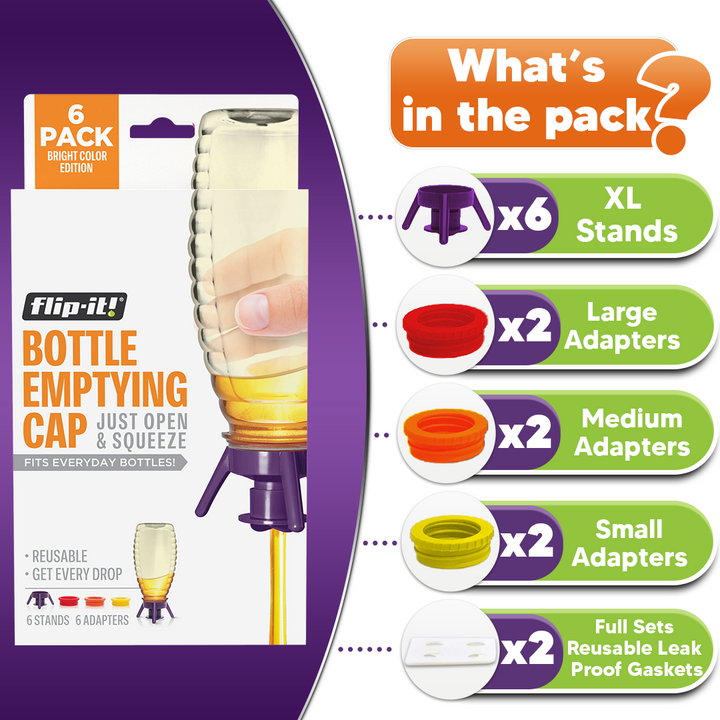 6 Bottle Pack, 12 pieces (bright colors) *BOGO 50% OFF SALE! 1st Set $24.99, 2nd Set Only $12.50! Use code BOGO50 at checkout.
